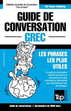 portada Guide de conversation Français-Grec et vocabulaire thématique de 3000 mots
