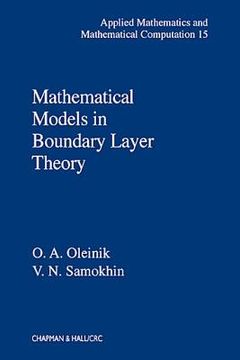 portada mathematical models in boundary layer theory (en Inglés)