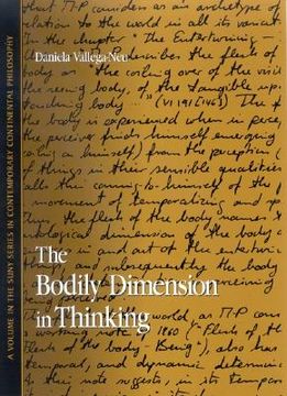 portada the bodily dimension in thinking (in English)