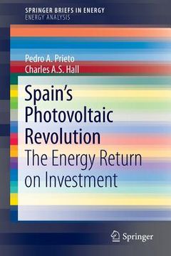 portada energy returned on energy invested from solar photovoltaic power in spain (in English)