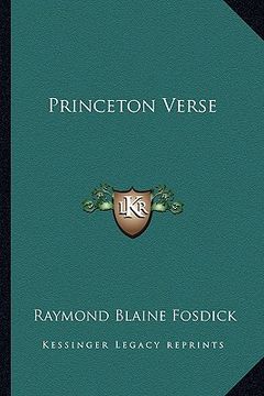 portada princeton verse (in English)