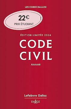 portada Code Civil 2024 Annoté. Édition Limitée. 123E éd. (en Francés)