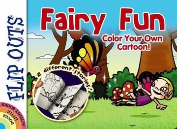 portada Flip Outs -- Fairy Fun: Color Your own Cartoon! (Little Activity Books) (en Inglés)