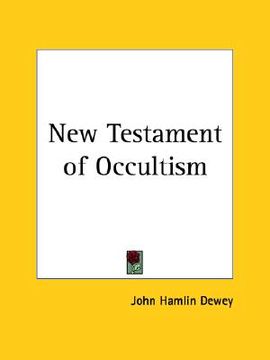 portada new testament of occultism (en Inglés)