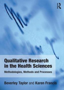 portada qualitative research in the health sciences: methodologies, methods and processes (in English)