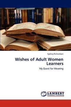 portada wishes of adult women learners (en Inglés)