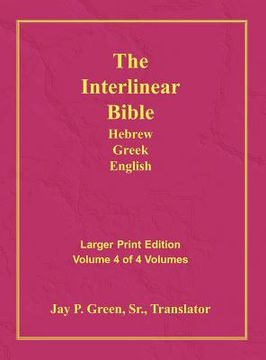 portada interlinear hebrew greek english bible-pr-fl/oe/kjv large print volume 4 (in English)