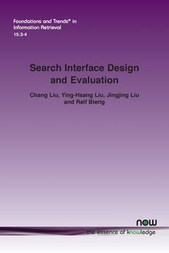 portada Search Interface Design and Evaluation (in English)