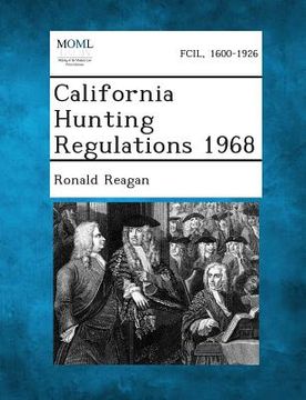 portada California Hunting Regulations 1968 (in English)