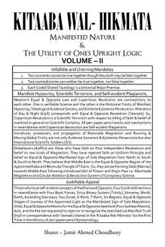 portada Kitaaba Wal-Hikmata: Manifested Nature and the Utility of One's Upright Logic Vol 2 (en Inglés)