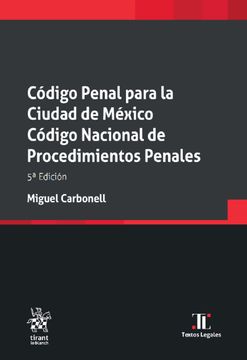 portada Código Penal Para la Ciudad de México. Código Nacional de Procedimientos Penales / 5 ed.