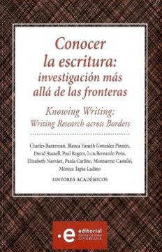 portada Conocer la Escritura Investigacion mas a (in Spanish)