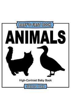 portada Baby'First Book: Animals: High-Contrast Black and White Baby Book (in English)