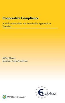 portada Cooperative Compliance: A Multi-Stakeholder and Sustainable Approach to Taxation (Eucotax Series on European Taxation) (en Inglés)
