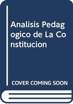portada Analisis Pedagogico de la Constitucion (in Spanish)
