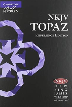 portada Nkjv Topaz Reference Edition, Black Calfsplit Leather, Nk674: Xrl (en Inglés)