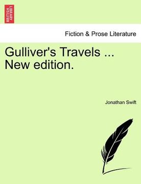 portada gulliver's travels ... new edition. (en Inglés)