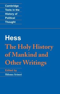 portada Moses Hess: The Holy History of Mankind and Other Writings Paperback (Cambridge Texts in the History of Political Thought) (en Inglés)