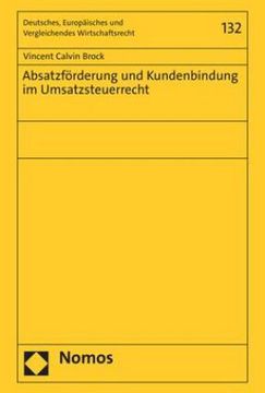 portada Absatzförderung und Kundenbindung im Umsatzsteuerrecht (en Alemán)