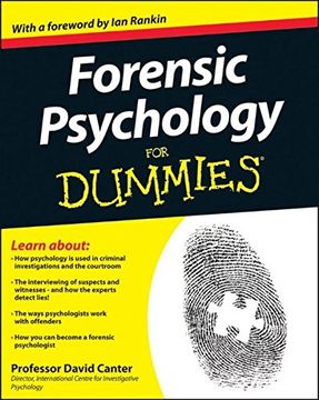 portada Forensic Psychology for Dummies (in English)