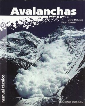 portada Avalanchas * Manual Tecnico (Varios Sua)