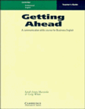 portada Getting Ahead Teacher's Guide: A Communication Skills Course for Business English (in English)