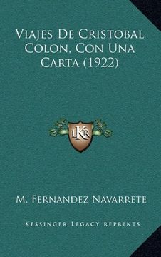 portada Viajes de Cristobal Colon, con una Carta (1922)