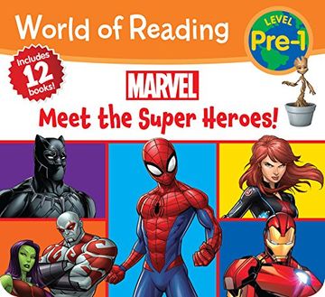 portada Marvel Meet the Super Heroes! (World of Reading, Level Pre-1 Marvel) (en Inglés)