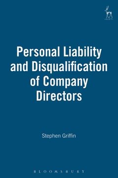 portada personal liability and disqualification of company directors (en Inglés)