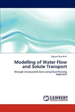 portada modelling of water flow and solute transport (en Inglés)
