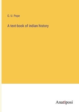 portada A text-book of indian history (en Inglés)