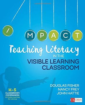 portada Teaching Literacy in the Visible Learning Classroom, Grades k-5 (Corwin Literacy) 