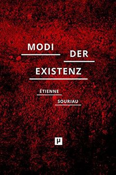portada Die verschiedenen Modi der Existenz (in German)