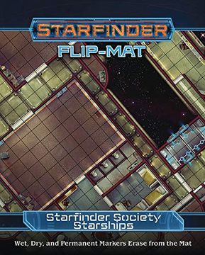 portada Starfinder Flip-Mat: Starfinder Society Starships (en Inglés)
