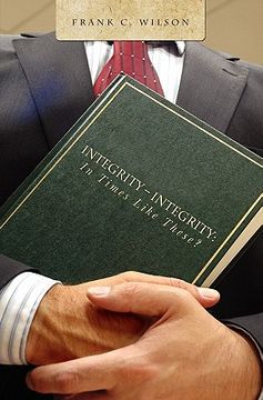 portada integrity - integrity (in English)