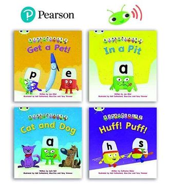 portada Learn to Read at Home With Alphablocks: Phase 2 - Reception Term 1 (4 Fiction Books) Pack b (in English)