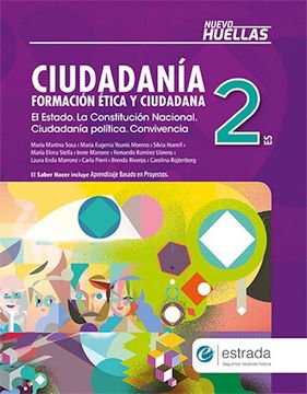 portada Ciudadanía 2 Estrada Nuevo Huellas el Estado la Constitución Nacional (in Spanish)