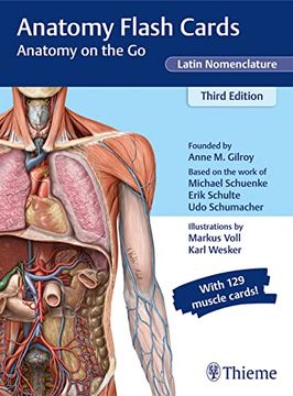 portada Anatomy Flash Cards, Latin Nomenclature: Anatomy on the go 