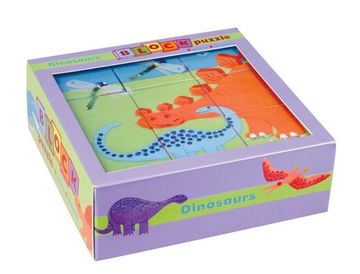 portada Dinosaurio Block Puzzle (Bearfoot) (en Inglés)