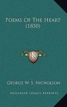 portada poems of the heart (1850) (en Inglés)