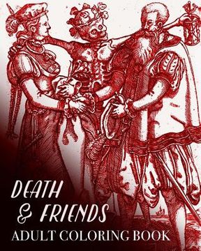 portada Death and Friends Adult Coloring Book (en Inglés)