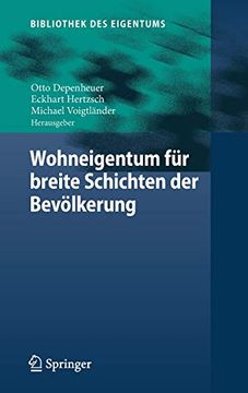 portada Wohneigentum für Breite Schichten der Bevölkerung. (en Alemán)