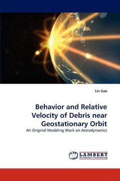 portada behavior and relative velocity of debris near geostationary orbit