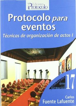 portada Protocolo Para Eventos - Tecnicas de Organizacion de Actos i (Area de Formacion) (in Spanish)