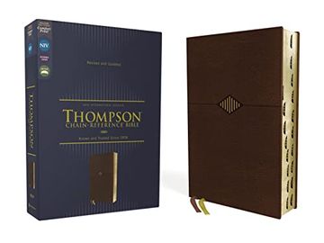 portada Niv, Thompson Chain-Reference Bible, Leathersoft, Brown, red Letter, Thumb Indexed, Comfort Print (en Inglés)