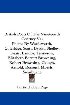 portada british poets of the nineteenth century