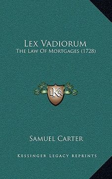 portada lex vadiorum: the law of mortgages (1728) (in English)