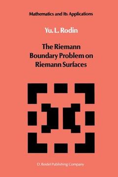 portada The Riemann Boundary Problem on Riemann Surfaces (en Inglés)