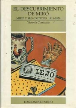 portada El Descubrimiento de Miro Miro y sus Criticos 1918-1929