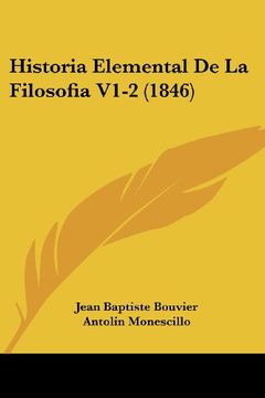portada Historia Elemental de la Filosofia V1-2 (1846)